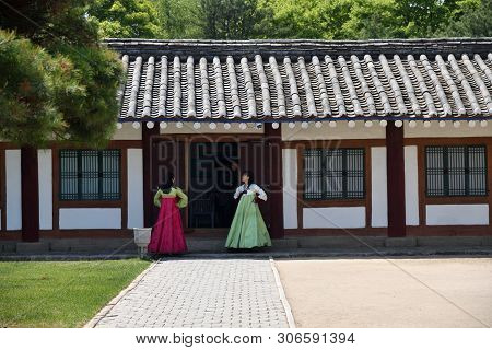 Kaesong, North Korea - May 4, 2019: Confucian Educational Facility Of The Koryo Dynasty. It Opened I