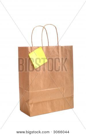 Papir Shopping taske med Note
