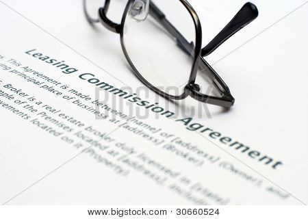 Leasing Commision overeenkomst