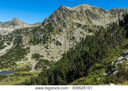 Landscape With Valyavishki Chukar Peak And Prevalski Lakes, Pirin Mountain, Bulgaria