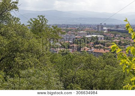 Plovdiv, Bulgaria - May 29, 2019: Panoramic View Of City Of Plovdiv From Sahat Tepe Hill, Bulgaria