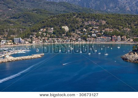 Hafen von Andratx auf der Insel Mallorca, Spanien