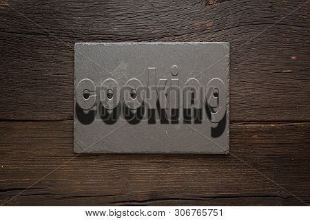 Gray Stone,  Stone Background, White Stone, Kitchen Utensils, Creative Market, Olive Woodtable Backg