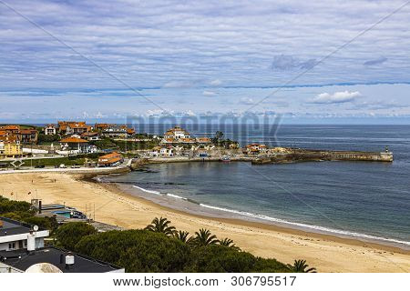 Landscape Of Comillas, Beautiful Town In Cantabria, Spain