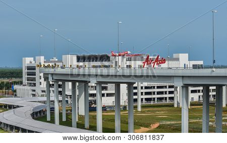 Kuala Lumpur, Malaysia - Apr 13, 2018. Part Of Kuala Lumpur Airport (klia). In 2017, Klia Handled 58