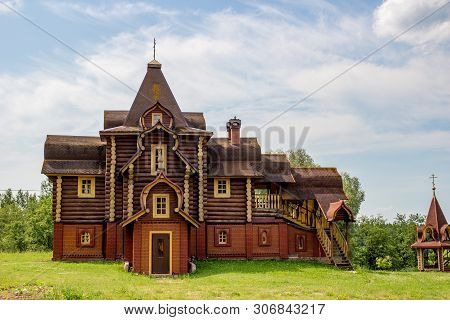 Monastery Cell Of The Russian Orthodox Church. Kolodezi, Borovsky District, Kaluzhskiy Region, Russi