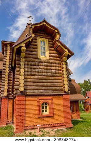 Monastery Cell Of The Russian Orthodox Church. Kolodezi, Borovsky District, Kaluzhskiy Region, Russi
