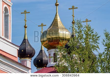 The 18th Century Temple In Honor Of The Great Martyr George The Victorious In The Village Of Otyakov