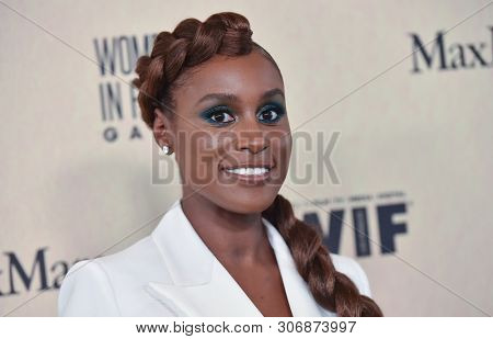 LOS ANGELES - JUN 12:  Issa Rae arrives for the 2019 Women In Film Annual Gala on June 12, 2019 in Beverly Hills, CA                