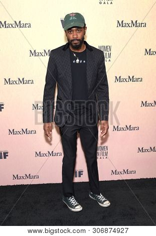 LOS ANGELES - JUN 12:  Lakeith Stanfield arrives for the 2019 Women In Film Annual Gala on June 12, 2019 in Beverly Hills, CA                
