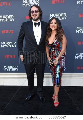 LOS ANGELES - JUN 10:  Kyle Newacheck and Marisa Newacheck arrives for the Netflix 'Murder Mystery' Premiere on June 10, 2019 in Westwood, CA                