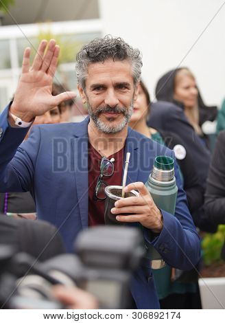 CANNES, FRANCE - MAY 18, 2019: Leonardo Sbaraglia attends the photocall for 
