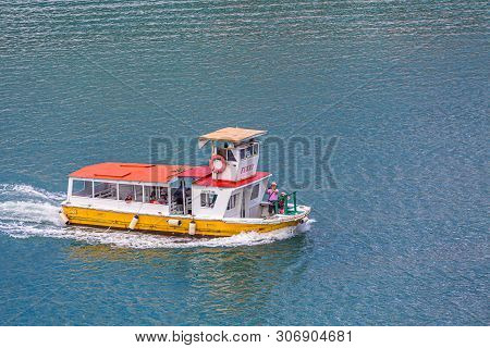 Castries, Saint Lucia - November 21, 2016: Saint Lucia Is A Caribbean Island With A Pair Of Tapered 