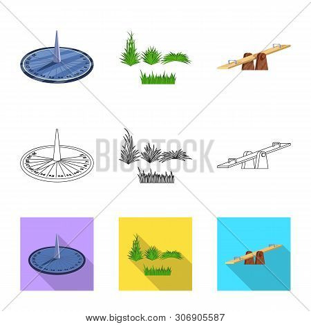Vector Illustration Of Urban And Street Symbol. Collection Of Urban And Relaxation Stock Vector Illu
