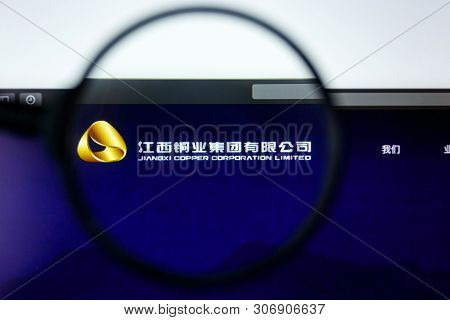 Los Angeles, California, Usa - 12 June 2019: Illustrative Editorial Of Jiangxi Copper Corporationweb
