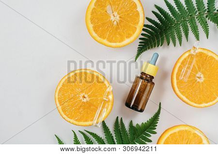 Citrus Fruit Essential Oil, Vitamin C Serum, Beauty Care Aroma Therapy. Organic Spa Cosmetic With He
