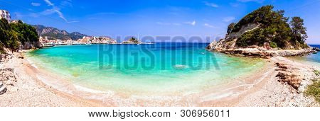 Samos island , beautiful Kokkari village with great beaches. Greece