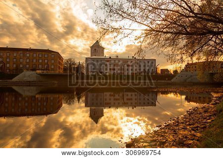 Jelgava Zemgale Latvija Latvia City River Landscape