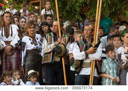 Ivano-frankivsk Reg, Ukraine - Jun. 15, 2019: Multicultural Carpathian Festival Polonynsky Summer Ha