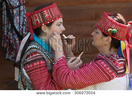 Ivano-frankivsk Reg, Ukraine - Jun. 15, 2019: Multicultural Carpathian Festival Polonynsky Summer Ha