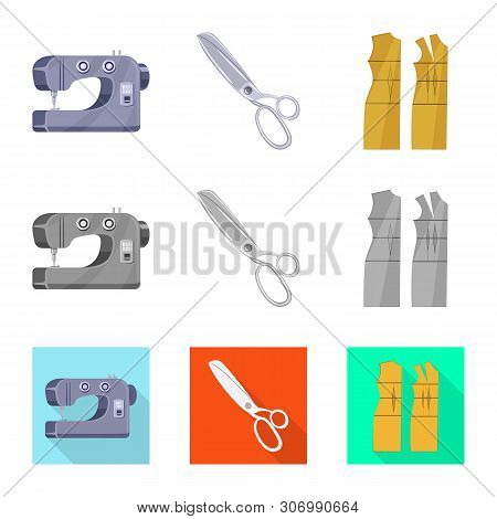 Vector Illustration Of Craft And Handcraft Symbol. Set Of Craft And Industry Stock Symbol For Web.