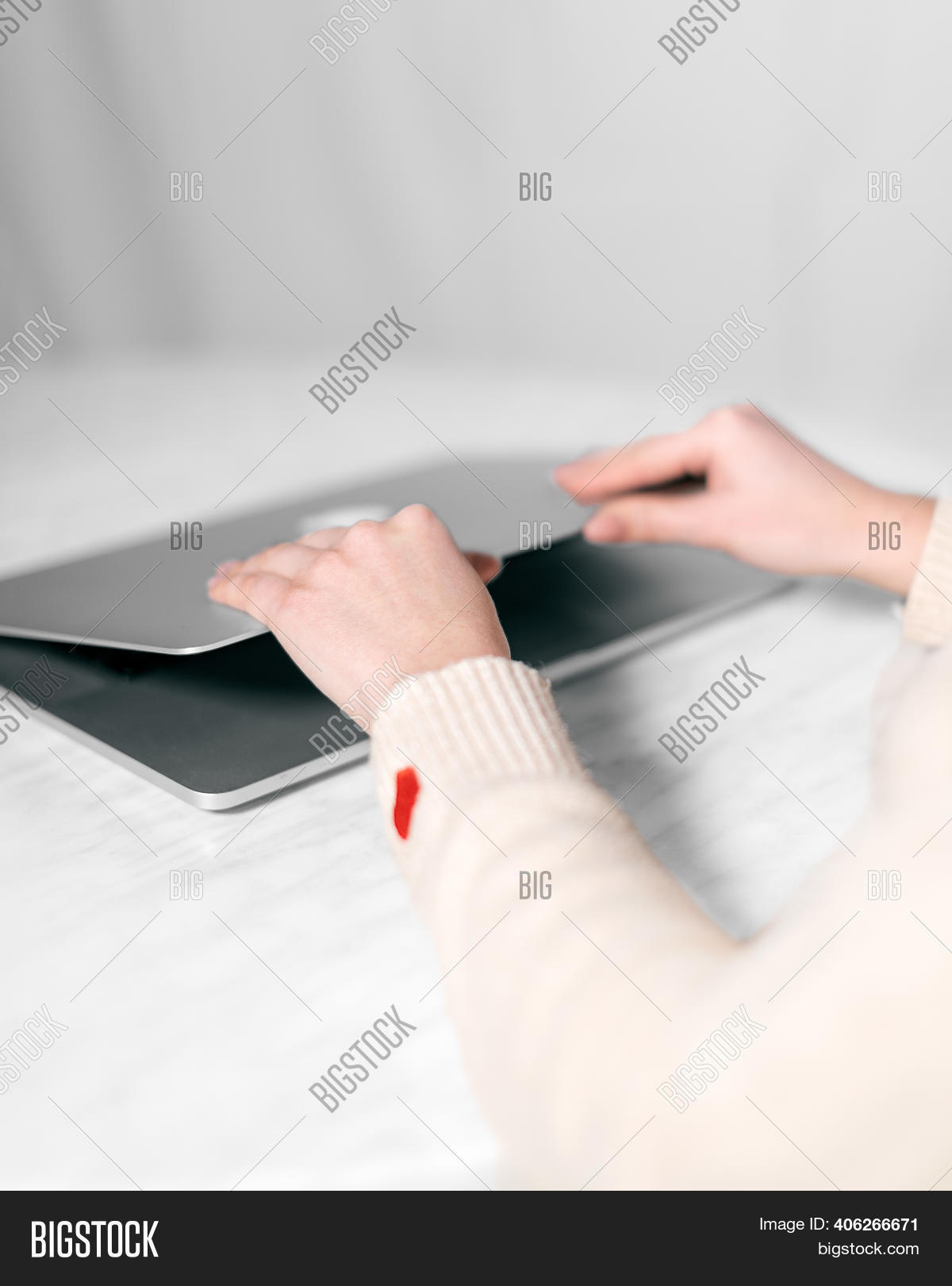 opening up a laptop opening up a laptop