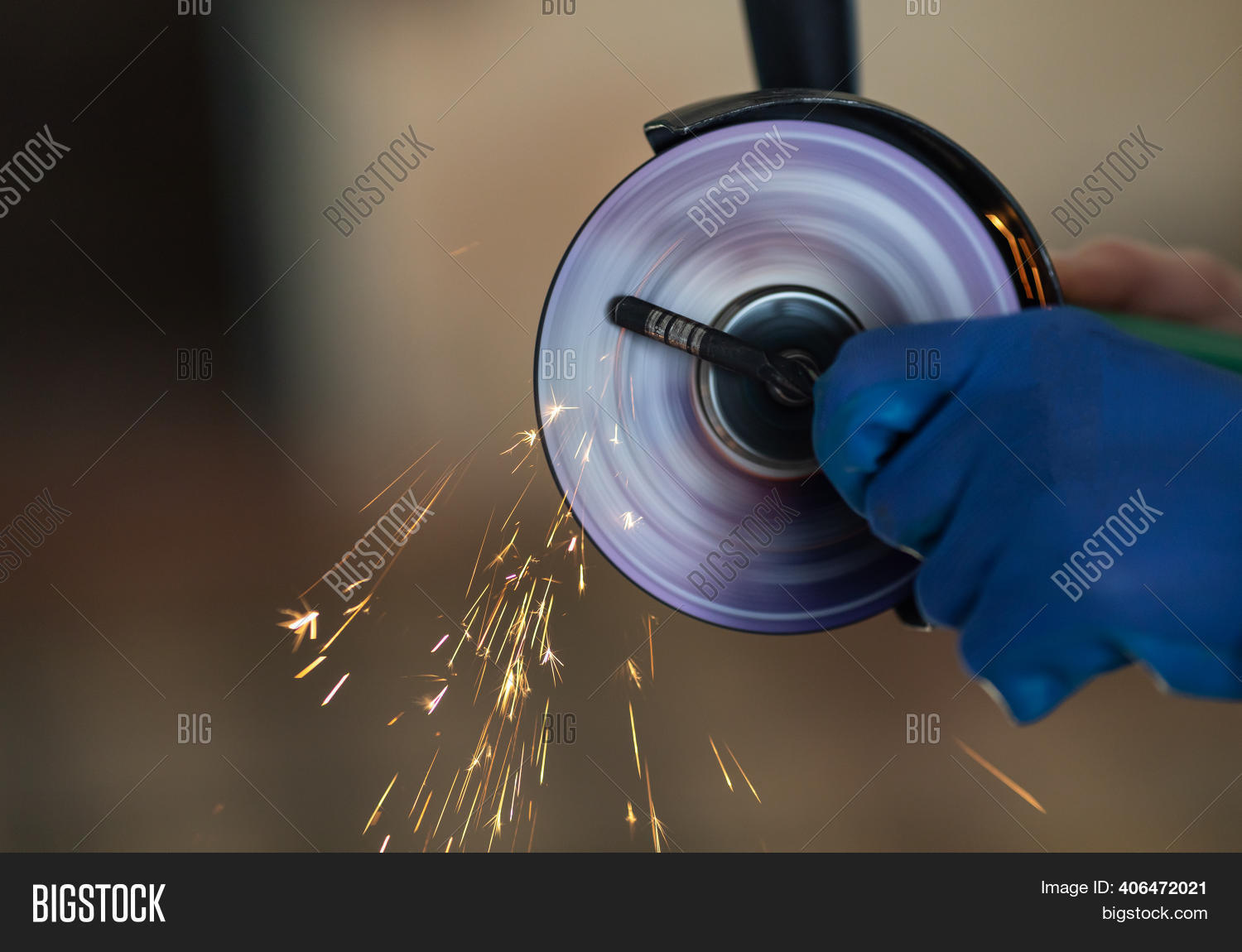 Sparks Grinder. Safety Image & Photo (Free Trial) Bigstock