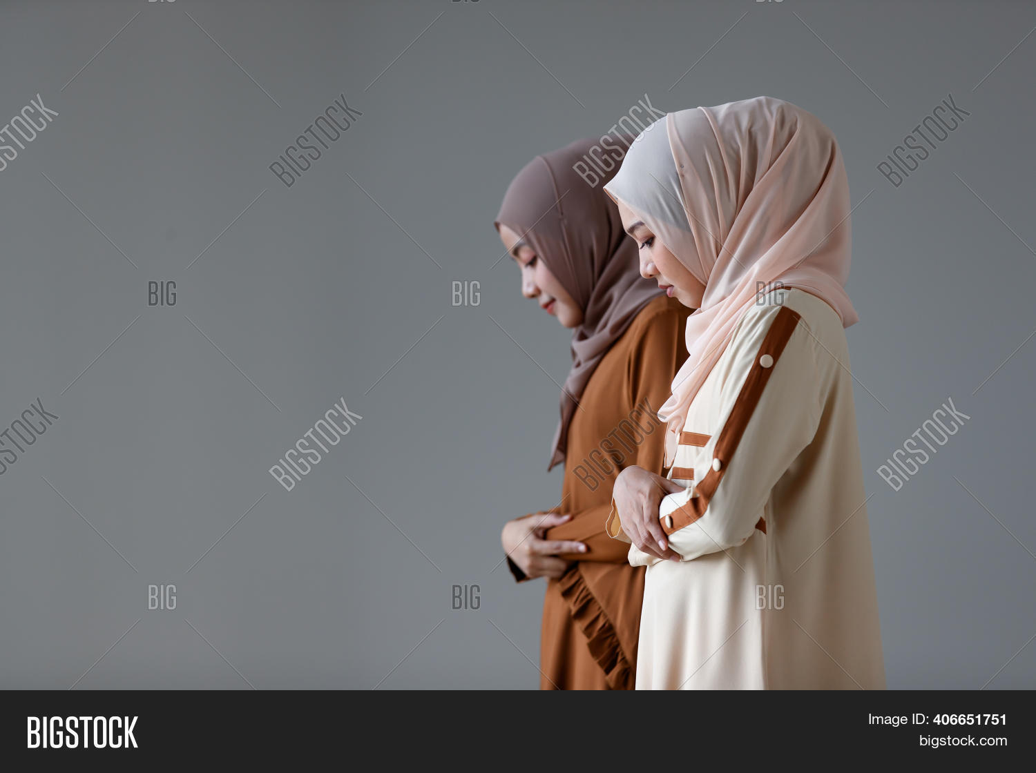 Two Muslim Women Image & Photo (Free Trial) Bigstock