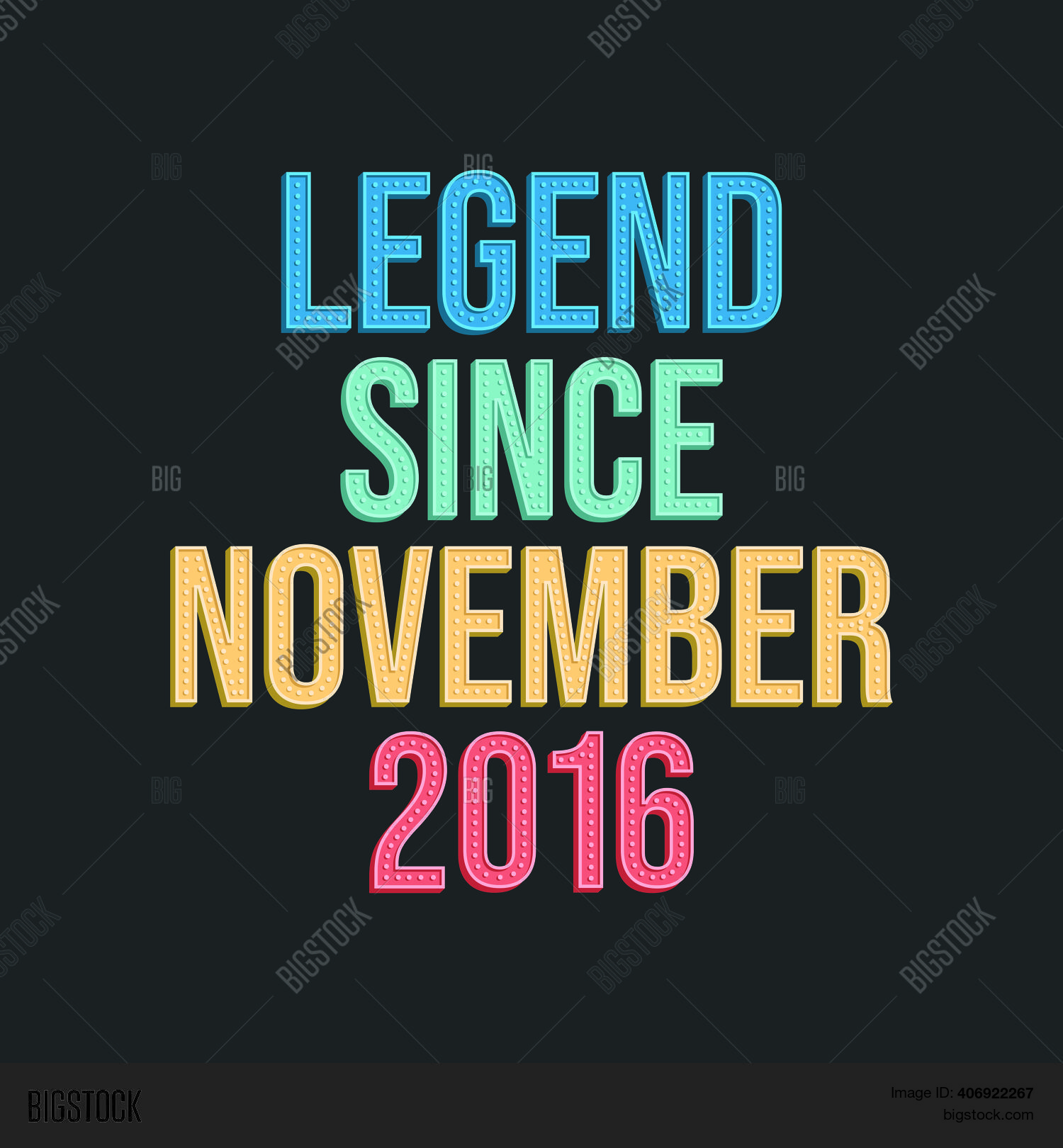 Legend Since November Vector Photo Free Trial Bigstock