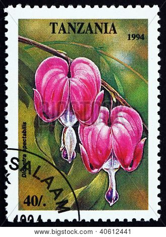 Frimærke Tanzania 1994 blødende hjerte, Dicentra Spectabilis