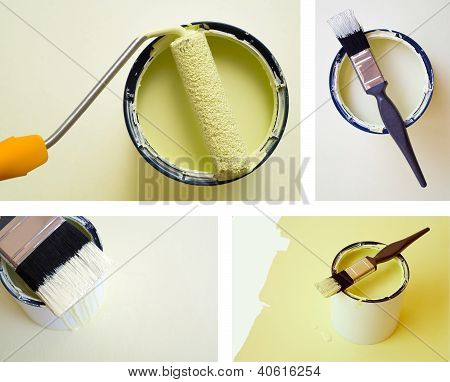 Collage combinazione Diy Home Improvement Paint
