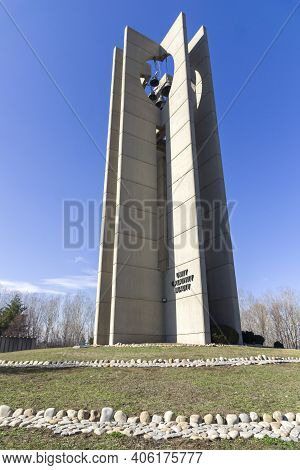 Sofia, Bulgaria - February 16, 2014: Memorial Of Flag Of Peace (zname Na Mira) International Childre
