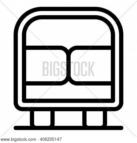 Open Car Boot Door Icon. Outline Open Car Boot Door Vector Icon For Web Design Isolated On White Bac