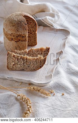 Dinkelbrot In German That Means Spelt Wholemeal Bread. The Wheat Alternative. Dinkel Or Spelt Is An 