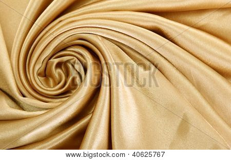 beautiful silk drape, close up