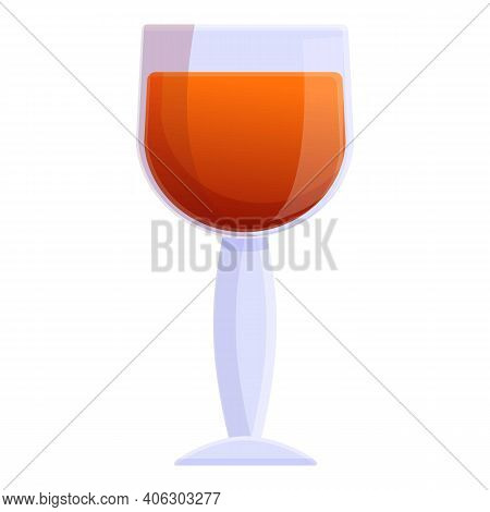 Bourbon Distillery Glass Icon. Cartoon Of Bourbon Distillery Glass Vector Icon For Web Design Isolat