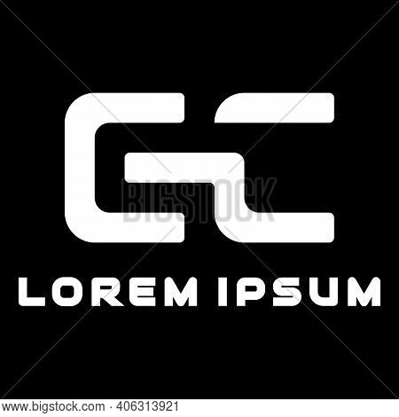 Creative, Simple And Elegant Initial Letter Ec Or Gc Logo Template In Flat Design Monogram Illustrat