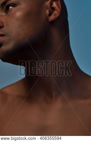 Person Throwing His Head Back And Letting The Camera See His Strained Neck