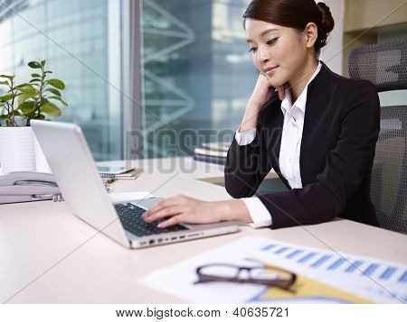 asiatiske business kvinde