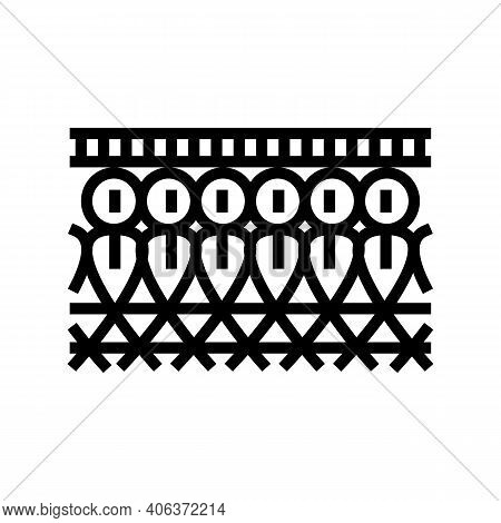Decoration Accessory Clothing Line Icon Vector. Decoration Accessory Clothing Sign. Isolated Contour