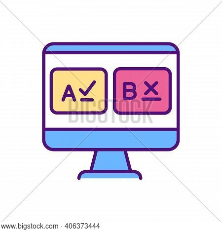 Test Preparation Rgb Color Icon. Online Teaching Jobs Types. Increase Students Performance On Standa