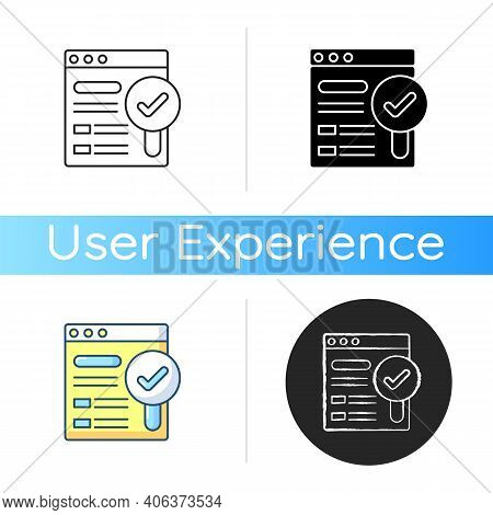 Findable Icon. Search Engine Site Optimization. Seo Analysis. Website Management. User Experience Im