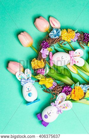 Traditional Easter Symbols Concept