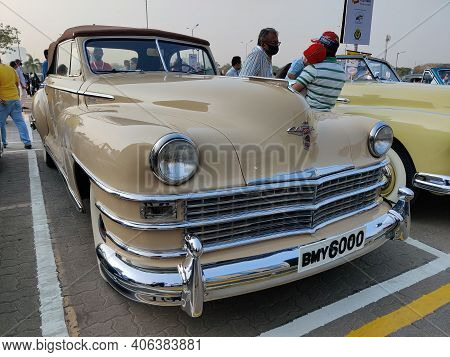 31st Jan 2021, Bandra, Mumbai, Vintage Car Exhibition, Mumbai Art Festival 2021.