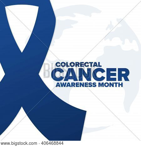 March Is National Colorectal Cancer Awareness Month. Holiday Concept. Template For Background, Banne