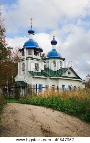 Ikonet for Mostholy moderen Gud i Pudozh kirke. Rusland