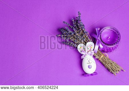 Monochromatic Lavender Easter Concept