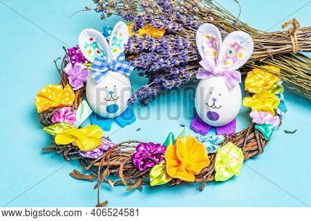 Traditional Easter Symbols Concept