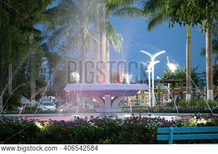 Sao Jose Square Fountain