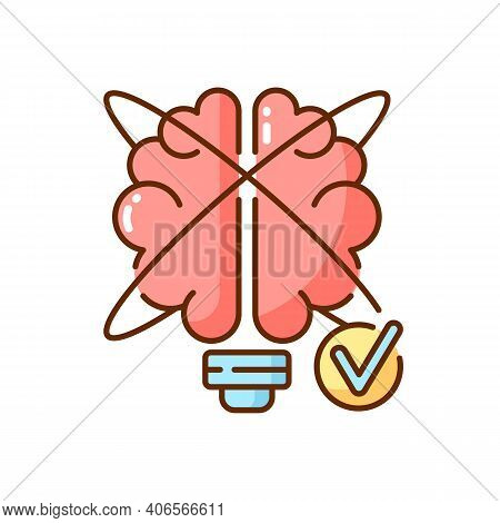 Creative Problem Solving Rgb Color Icon. Improving Creative Thinking. Contemporary Skill. Innovation